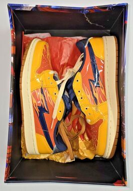 Reves KIY Studios "KIY Wheels" Low Edition Safety Orange/Cali Gold/Crimson Sz 6